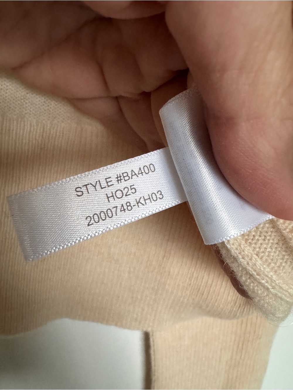 NWT J. CREW 100% cashmere classic-fit crewneck sweater hthr natural small BA400 - Picture 10 of 15
